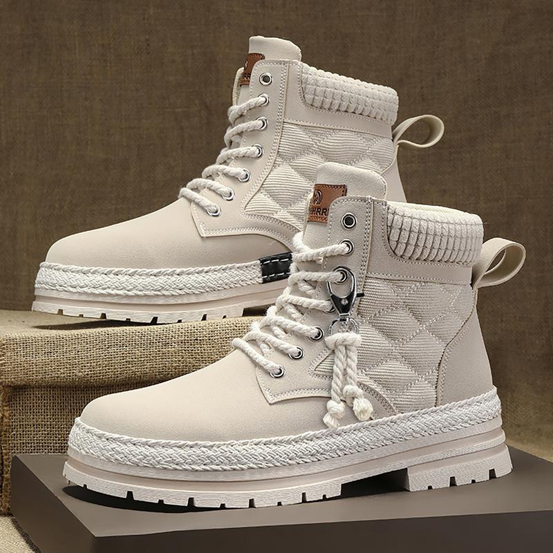 Men's Lace-up Boots, Casual Walking Shoes, Service Boots InspiredBoots