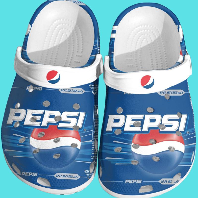 Pepsi Soda Clogs, Pepsi Soda Shoes,  Soda Clogs Footwear Comfort