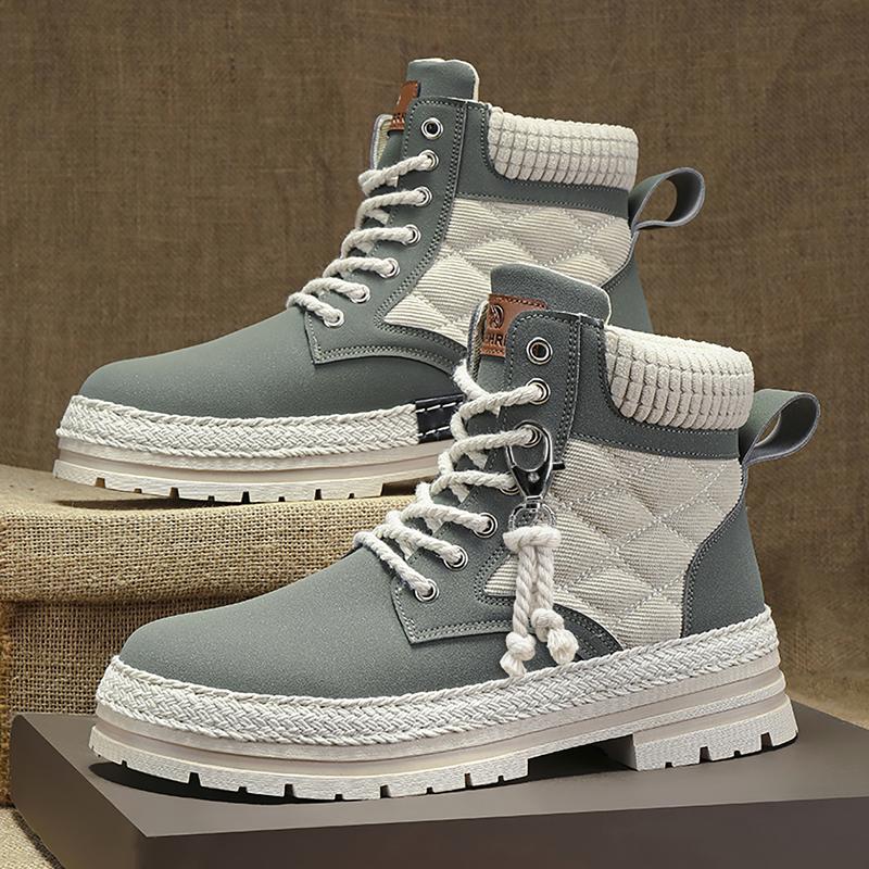 Men's Lace-up Boots, Casual Walking Shoes, Service Boots InspiredBoots