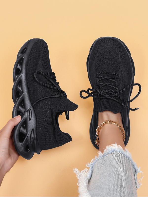 Women's Sporty Lace Up Low Top Minimalist Sneakers, Casual Comfortable Breathable Running Sports Shoes, All-match Non-slip Sneakers for Daily Wear