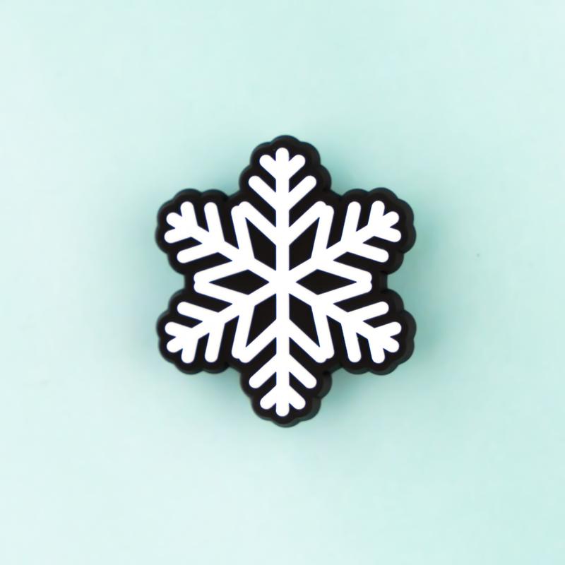 Snowflake Shoe Charms Snow 12PCS PVC Clog Pins Accessories Party Favors Birthday Gifts Holidays Decoration for Boys Women Girls