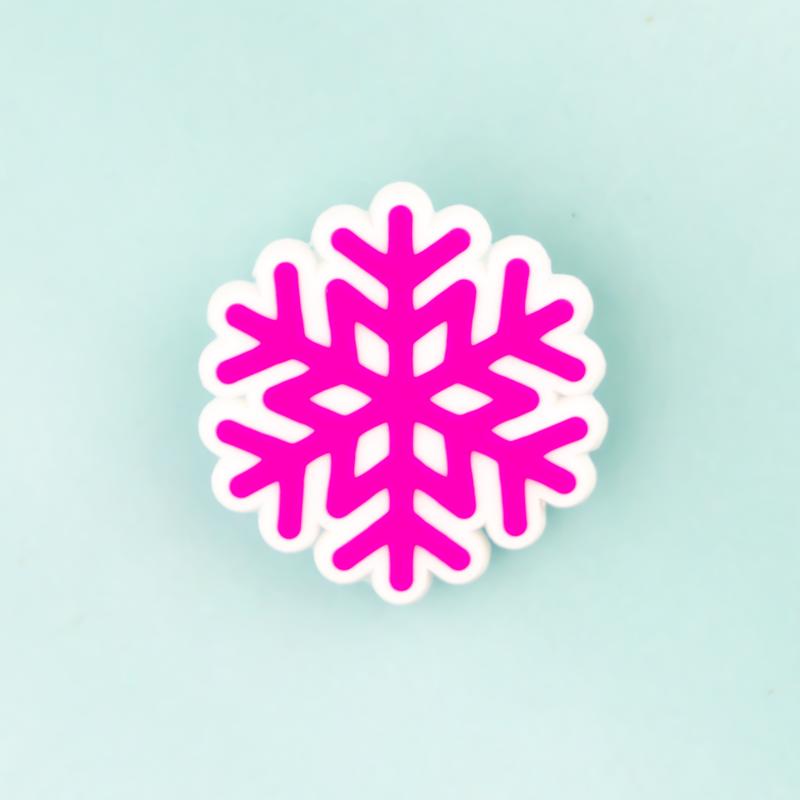 Snowflake Shoe Charms Snow 12PCS PVC Clog Pins Accessories Party Favors Birthday Gifts Holidays Decoration for Boys Women Girls