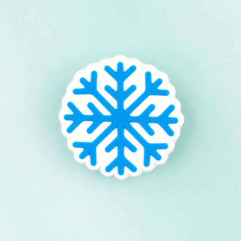 Snowflake Shoe Charms Snow 12PCS PVC Clog Pins Accessories Party Favors Birthday Gifts Holidays Decoration for Boys Women Girls