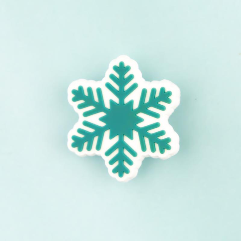 Snowflake Shoe Charms Snow 12PCS PVC Clog Pins Accessories Party Favors Birthday Gifts Holidays Decoration for Boys Women Girls