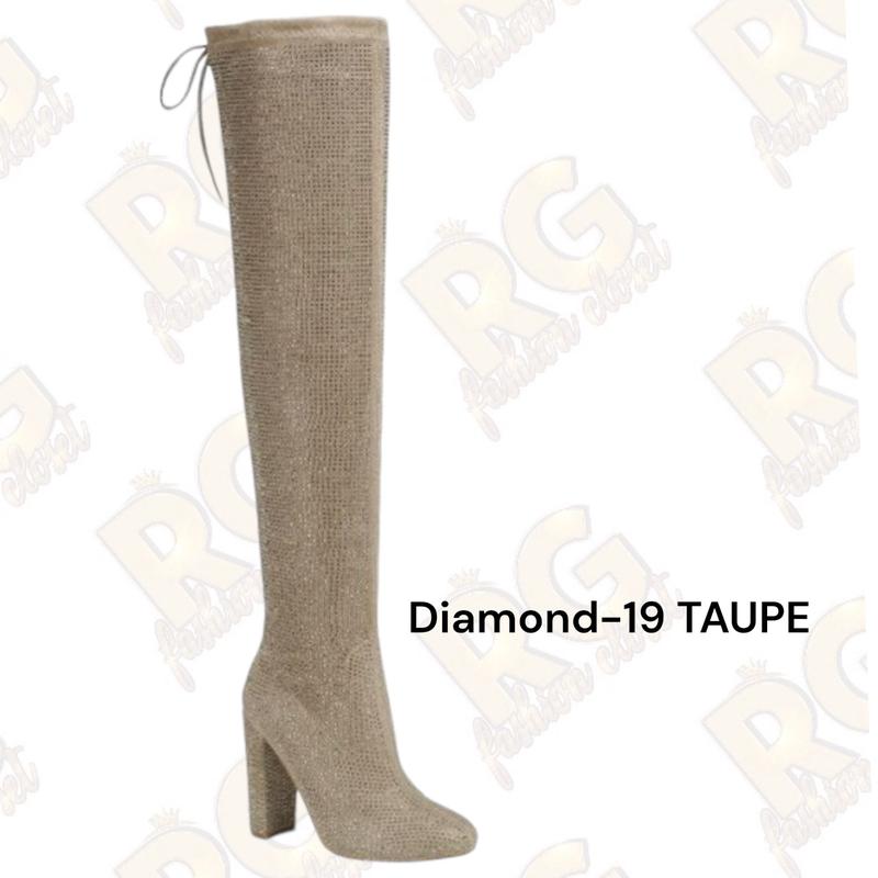 WomenRhinestones Over The Knee Boots