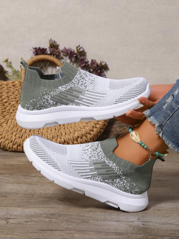 Women's Fashionable Lace Up Mesh Low Top Sneakers, Casual Comfortable Breathable Sports Running Shoes, All-match Basic Shoes for Daily Wear