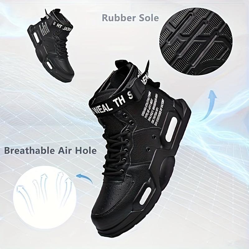 Men's High-Top Sneaker Fashion Sneaker Men's Walking Jogging Exercise Fitness Outdoor Shoes