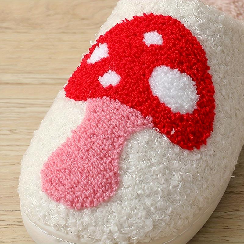 Cozy Cartoon Printed Womens Slippers - Soft Fabric Lined, Plush Comfortable Indoor Shoes with TPR Soles, Trendy Slip On Design for Relaxation at Home