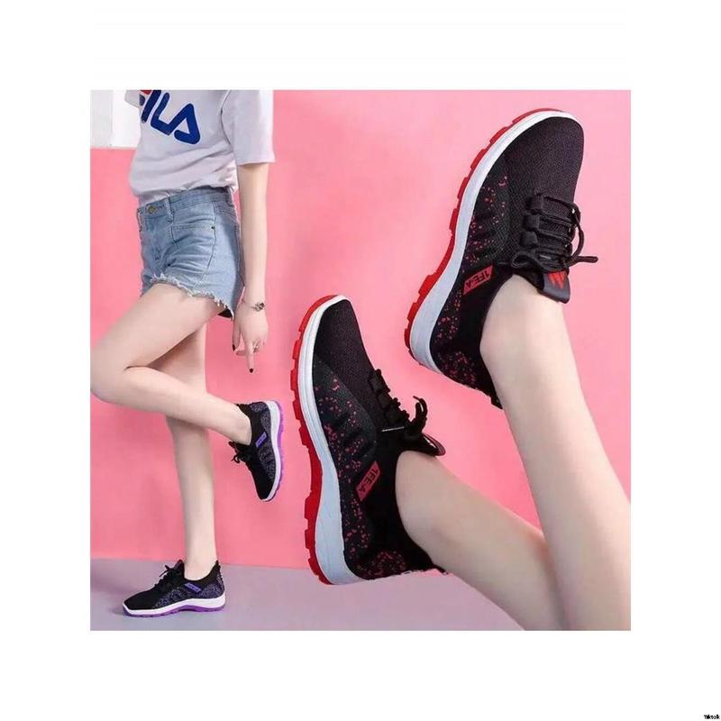 women's tennis shoes fashion basketball sports casual breathable versatile sports soft rose shoes running women's new style