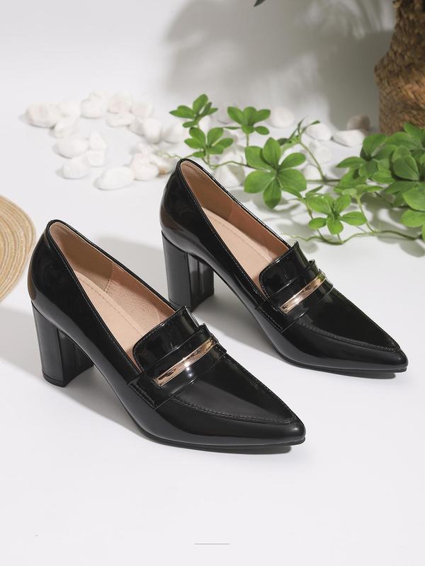 Women's Fashionable Solid Color Pointed Toe High Heel Shoes, Elegant Slip on Shoes for Party, Daily Clothing Decor for Women & Girls