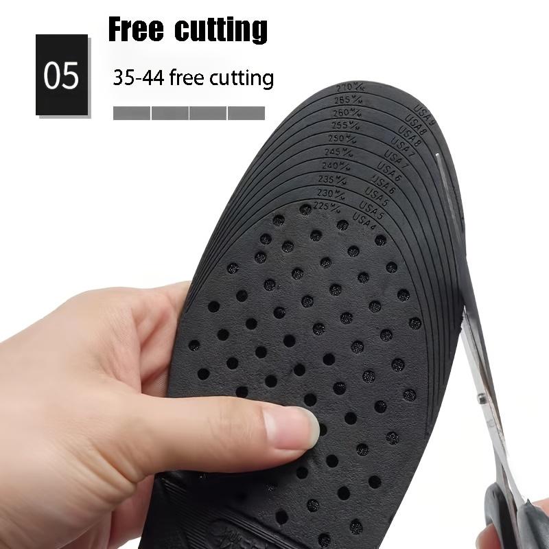 3-9cm Height Boosting Invisible Insoles - Adjustable Shoe Heel Cushion for Taller Support, Absorbent Foot Pad for Ultimate Comfort and Shock Absorption