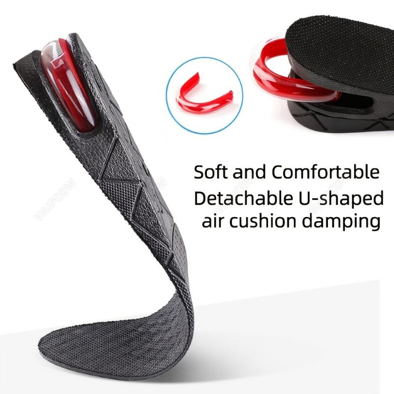 3-9cm Height Boosting Invisible Insoles - Adjustable Shoe Heel Cushion for Taller Support, Absorbent Foot Pad for Ultimate Comfort and Shock Absorption