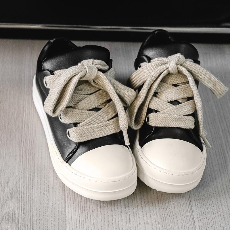 2024 New PU Leather,Low Top,Round Toe,Rubber,No heel,Casual,All reasons Stain Resistant,Waterproof,insulated,Mens Low Top Sneakers Thick Shoe Laces PU Leather Platform Comfort Walking Shoes