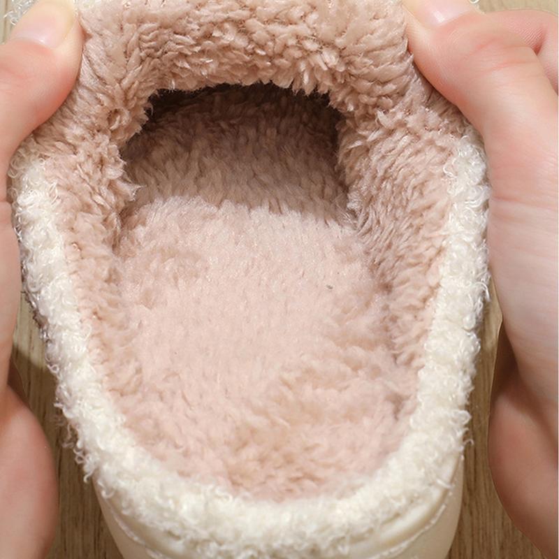 Women Fuzzy Cartoon Pattern Cotton Slippers, Memory Foam Fluffy Slippers, Cozy House Slippers, Indoor Outdoor Home Shoes