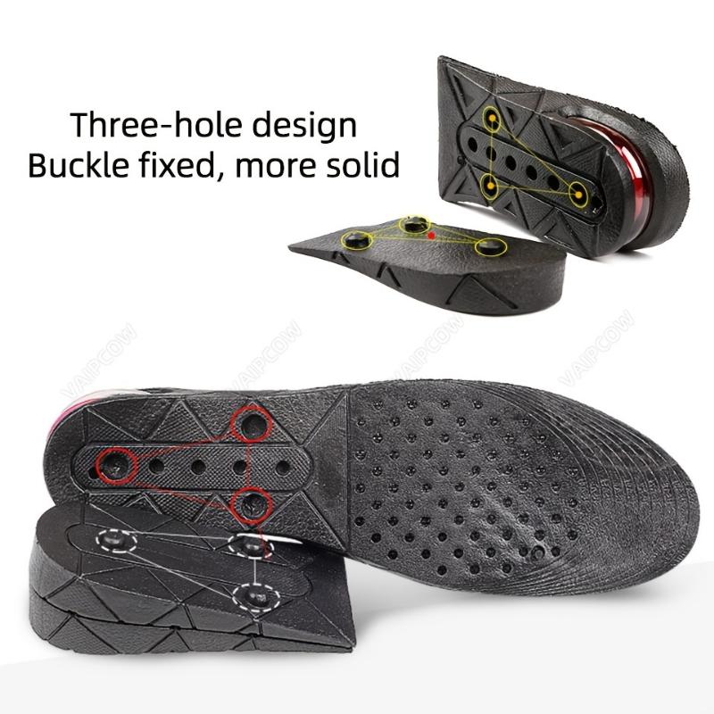 3-9cm Height Boosting Invisible Insoles - Adjustable Shoe Heel Cushion for Taller Support, Absorbent Foot Pad for Ultimate Comfort and Shock Absorption