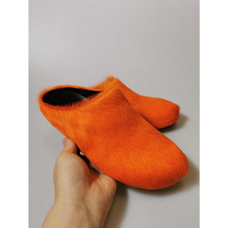 New Fluffy Slip-On Slippers, Autumn Winter Thick Bottom Casual Indoor&Outdoor Home Wear