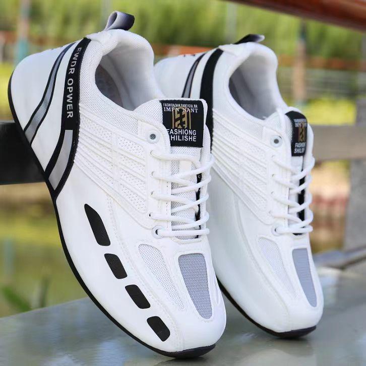 Men's sports shoes are breathable, fashionable, versatile, anti slip, and wear-resistant