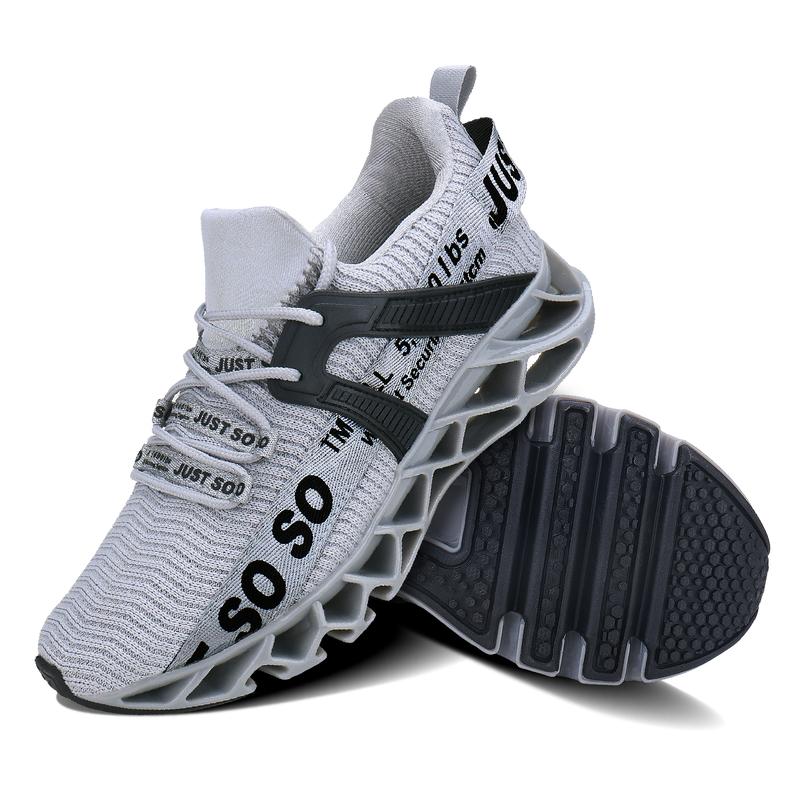 Mens Breathable Walking Tennis Running Shoes Blade Fashion Sneakers Boy Trainer Footwear Sports Shoes