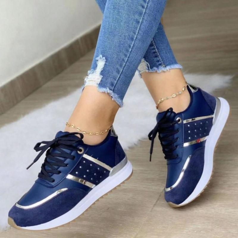 Women's Platform  Walking Shoes Pain Relief Casual Work Shoe Orthotic Arch Support Non Slip Wedge Tennis Sneakers