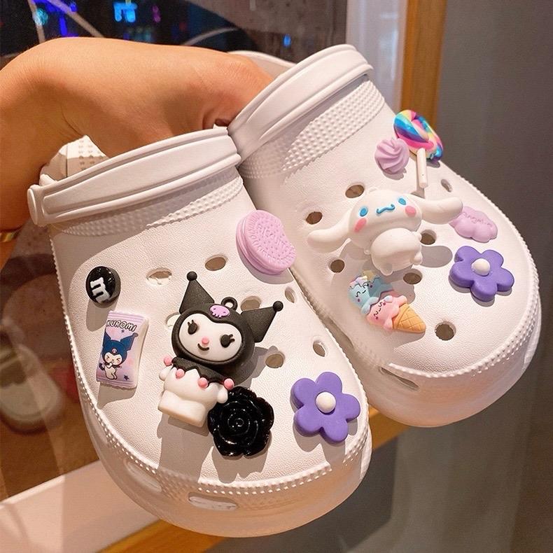 12pcs set Kawaii shoe charm jibbits fits Crocs