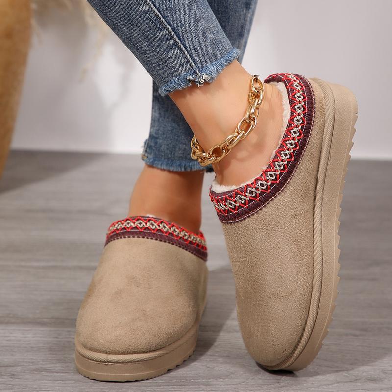 Women's Casual Sports Boots Slippers Home Outdoor Fashion Comfortable And Warm