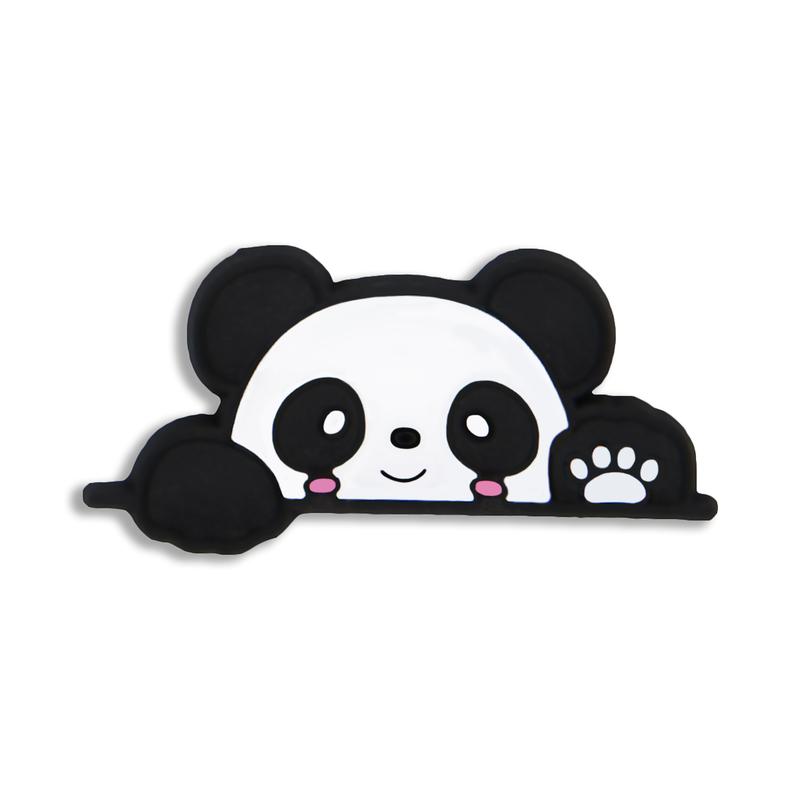 Panda Croc Charms 6PCS PVC Clog Pins Accessories Party Favors Birthday Gifts Holidays Decoration for Boys Women Girls