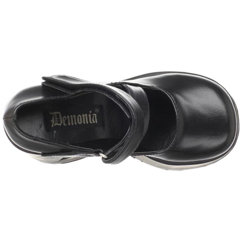 DEMONIA DYNAMITE-03 Black Pu Mary Jane