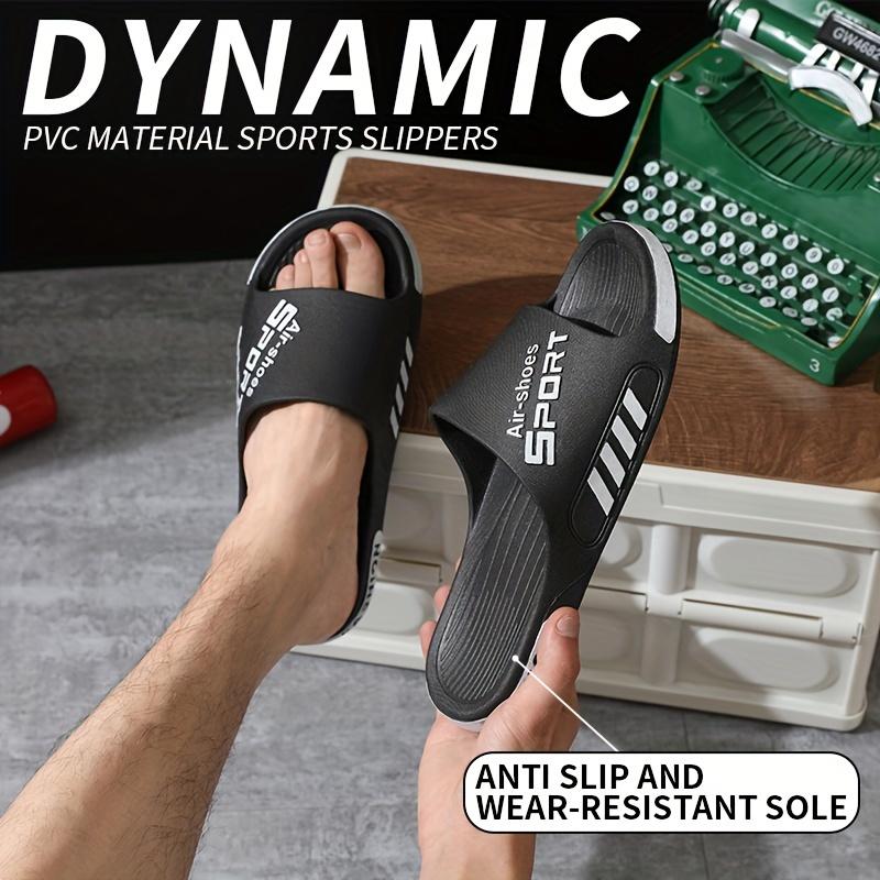 2025 Hot PVC Summer plus Size Sandals for Men and Women, Beach Outdoor Wear, Home Decoration, Men's Non-Slip, Couple Student Sandals, Men's Fashion Slippers