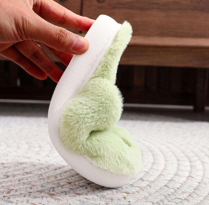 Christmas indoor soft home slippers men and women warm cotton bedroom slippers comfortable autumn and winter home slippers comfortable