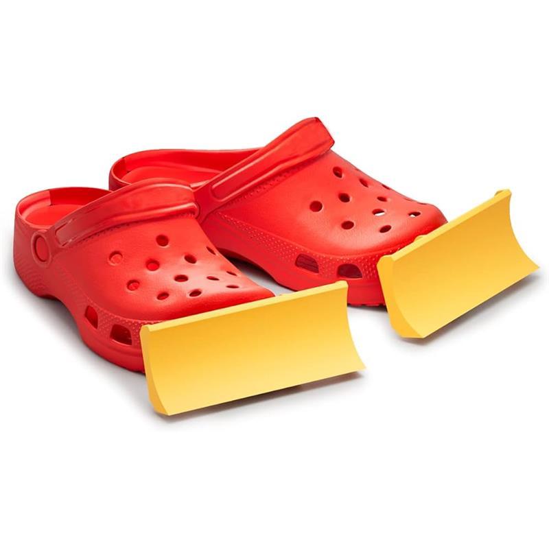 2pcs The Classical Croc Snow Plow Charm Attachment for Shoe Decoration - Designed in the USA - Footwear