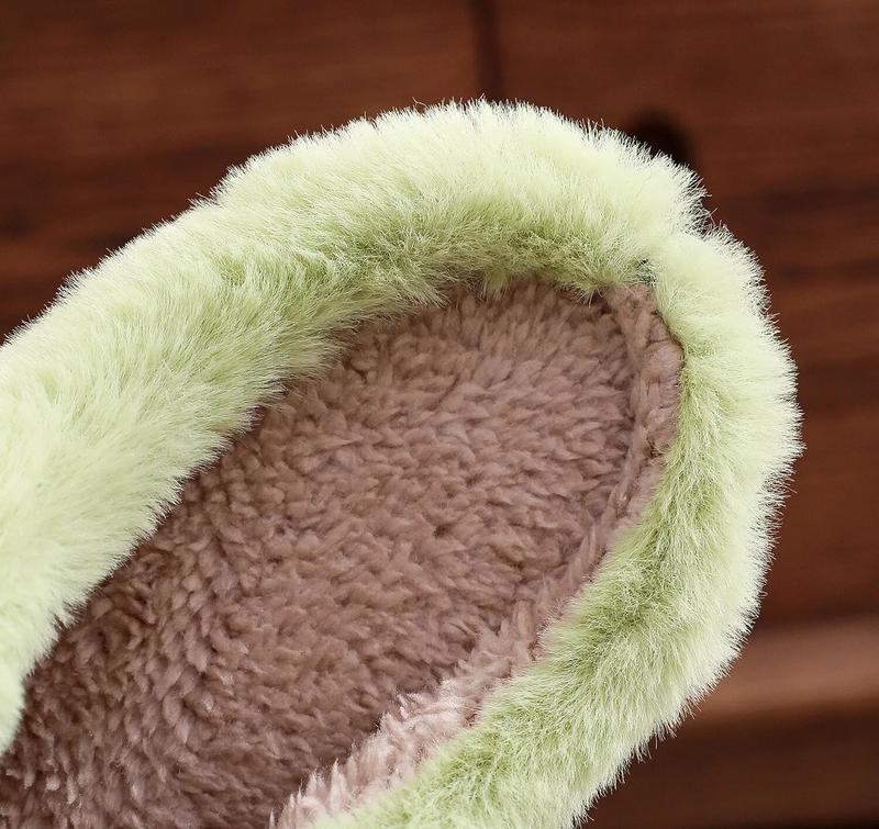 Christmas indoor soft home slippers men and women warm cotton bedroom slippers comfortable autumn and winter home slippers comfortable