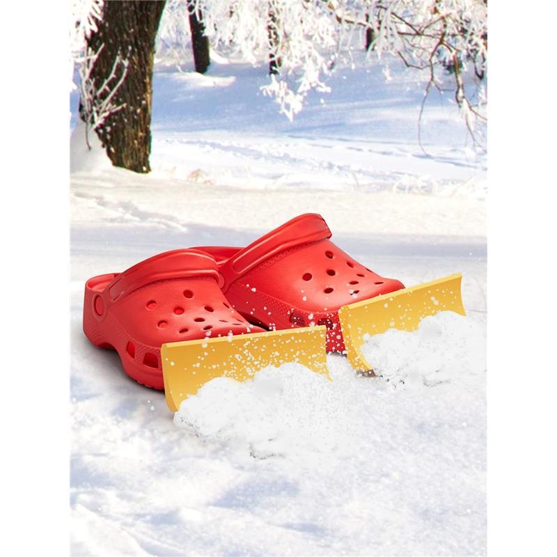 2pcs The Classical Croc Snow Plow Charm Attachment for Shoe Decoration - Designed in the USA - Footwear