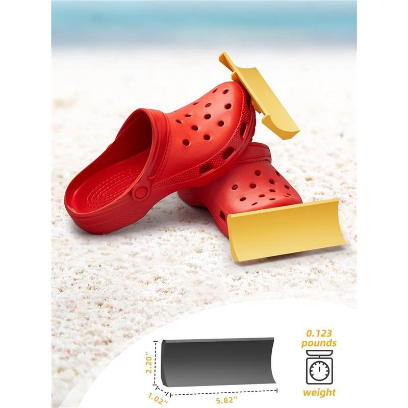 2pcs The Classical Croc Snow Plow Charm Attachment for Shoe Decoration - Designed in the USA - Footwear