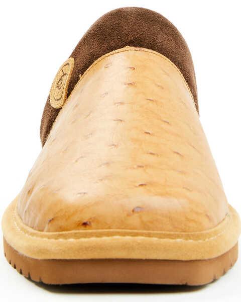 Ariat Men's Silversmith Full Quill Ostrich Print Slippers