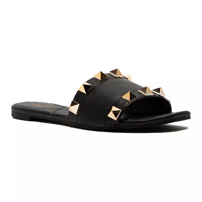 Women's Studded Slide Sandals