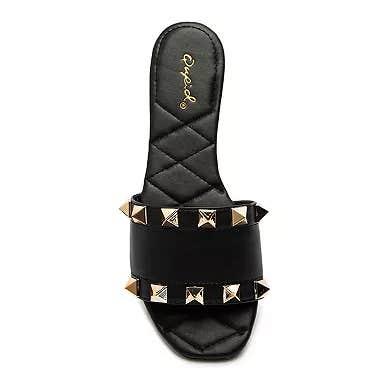 Women's Studded Slide Sandals