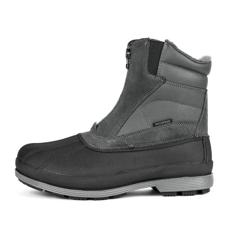 NORTIV 8 Men's Waterproof Non-Slip Snow Boots - Ideal for Winter Walking