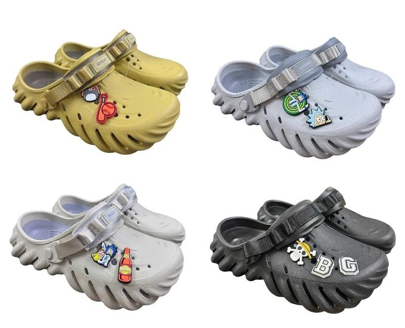 Crocs Echo Clog With Parachute Straps, Cross For Men And Women (12 Sticker)