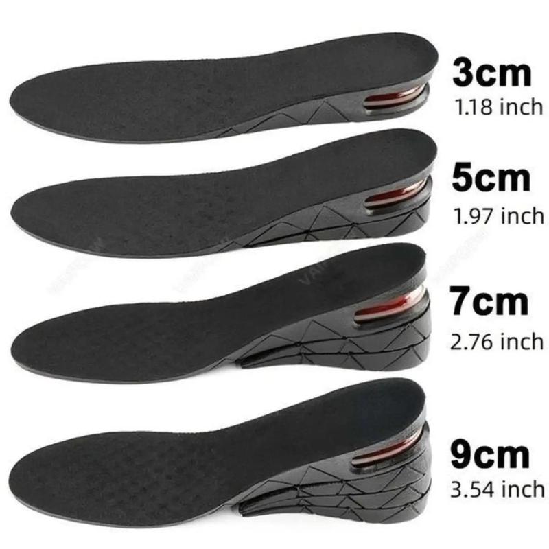 Invisible Height Increasing Insole, 1 Pair Breathable Comfortable Sports Insole, Detachable Height Increasing Insole Christmas Gifts Footwear Shoe