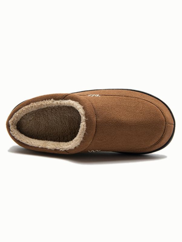 Men's and Women's Casual Minimalist Style Plush Warm Solid Colour Home Slippers Autumn Slippers,Soft and Comfortable Fluffy Plush Bedroom Home Slippers,Men's Women's 2024 Autumn and Winter Slippers,Comfortable Shoes goodfellow  slides