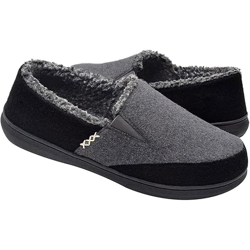 Men's Zermatt Wool-blend Loafer Slippers with Memory Foam Indoor