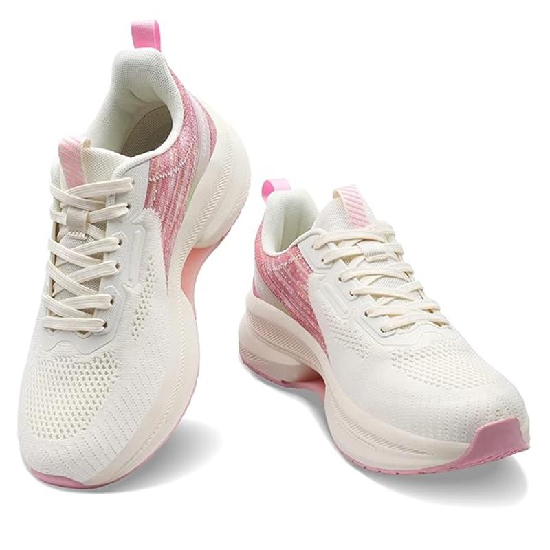 Women Casual Thick Sole Sneakers Sports Running Shoes Non-Slip Athletic Tennis Shoes Lightweight Jogging Workout Shoes Trainer