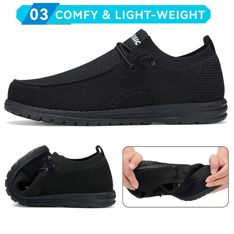 Steel Toe Shoes for Men Slip On Composite Toe Non-Slip Puncture Proof Work Safety Shoes Comfy & Light-Weight  Lounging Walking Sneakers for Construction & Warehouse Boy Footwear Walking Shoes Comfort Flat Slipon Bridal Sweat