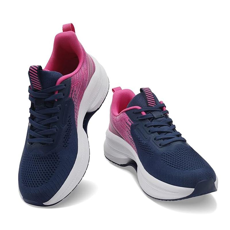 Women Casual Thick Sole Sneakers Sports Running Shoes Non-Slip Athletic Tennis Shoes Lightweight Jogging Workout Shoes Trainer