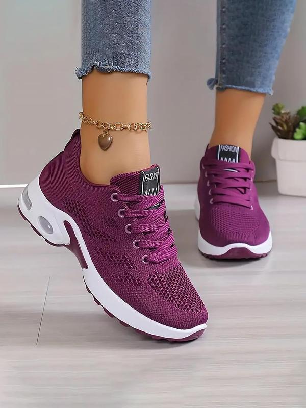 Women's Fashionable Breathable Lightweight Mesh Sneakers, Casual Comfortable Sports Running Shoes, All-match Round Toe Shoes for Daily Wear