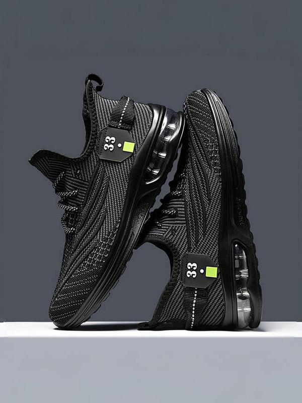 Men's Sporty Lace Up Low Top Sneakers, Casual Comfortable Breathable Running Shoes, Trendy All-match Sneakers for Daily Wear