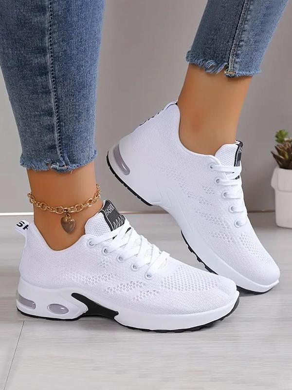 Women's Fashionable Breathable Lightweight Mesh Sneakers, Casual Comfortable Sports Running Shoes, All-match Round Toe Shoes for Daily Wear