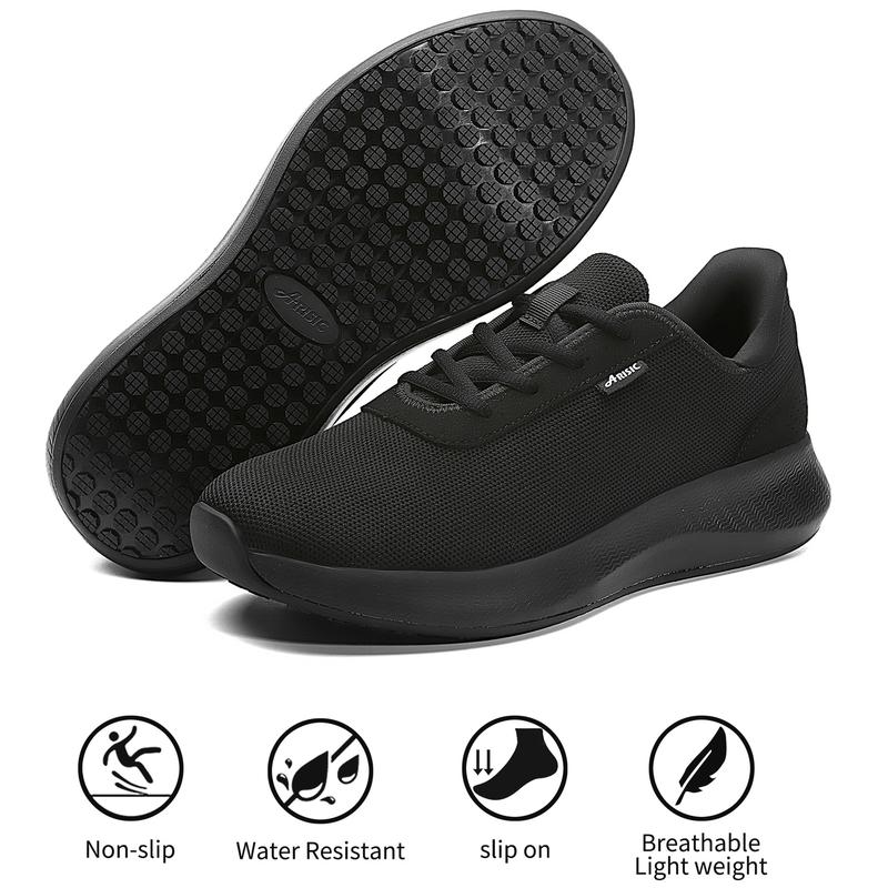 Unisex Non Slip Work Shoes for Men Women Restaurant Slip On Shoes for Mens,Slip Resistant Work Waterproof Sneakers Resistant Lightweight Comfortable Kitchen Chef Shoes Food Service