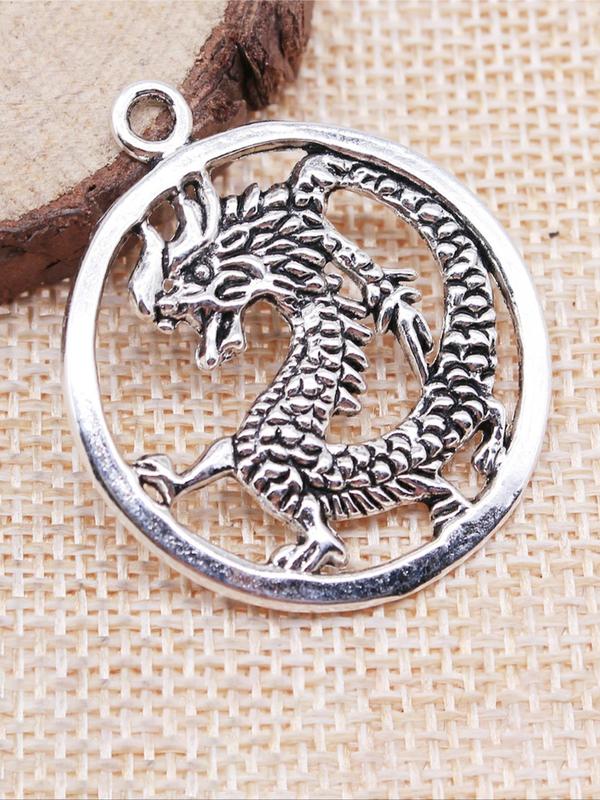 Dragon Design Shoe Charm, Punk Style Rhinestone Decor Shoe Decoration for Women & Men, Fashionable Shoes Accessories for Daily Use