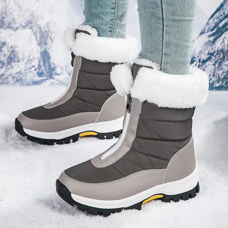 Black Friday Women's Waterproof Winter Snow Boots Lightweight Anti-Slip Warm Outdoor Mid-Calf Booties